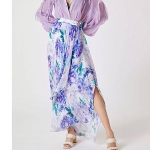 Mandira Wirk Floral Slit Maxi Skirt